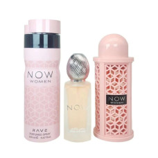 Lattafa Rave Now Women gift set - EDP 100 ml + Hair Mist 50 ml + Perfumed Spray 200 ml